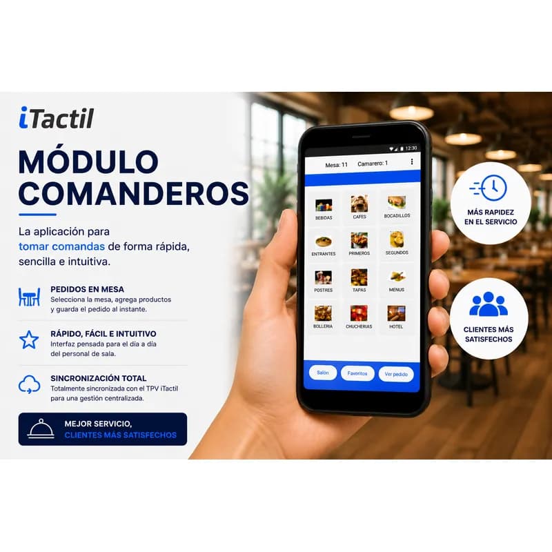 Módulo Comanderos Itactil